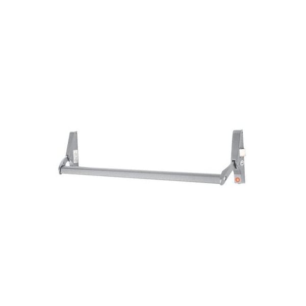 Satin Aluminum 48 10 Series Right Hand Reverse Bevel Crossbar Rim Panic Exit Device